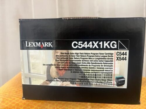 Genuine Lexmark C544X1KG Black Extra High-Yield Toner - NEW SEALED