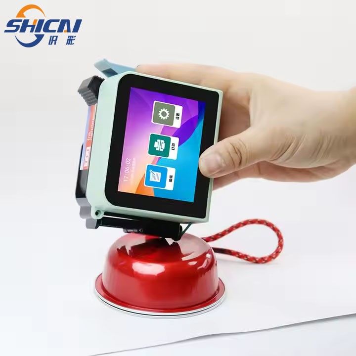 Mini inkjet printer 12.7mm prints date text LOGO on paper box packaging bag