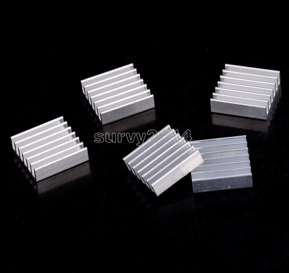 5PCS 20*20*6mm High Quality Aluminum Heat Sink for LED Power Memory Chip IC NEW