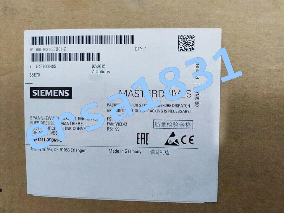 6SE7021-3EB61-Z NEW  SIMOVERT Masterdrives Vector Control converter unit