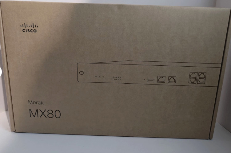 Cisco Meraki MX80 A80-17100 Cloud Managed Security Appliance UNCLAIMED