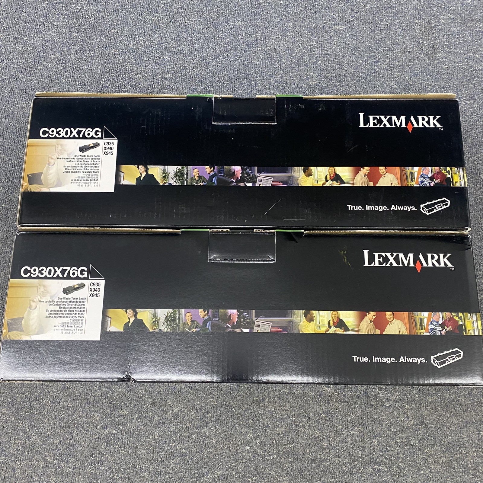 Lot Of 2 Genuine Lexmark C930X76G Waste Toner Unit