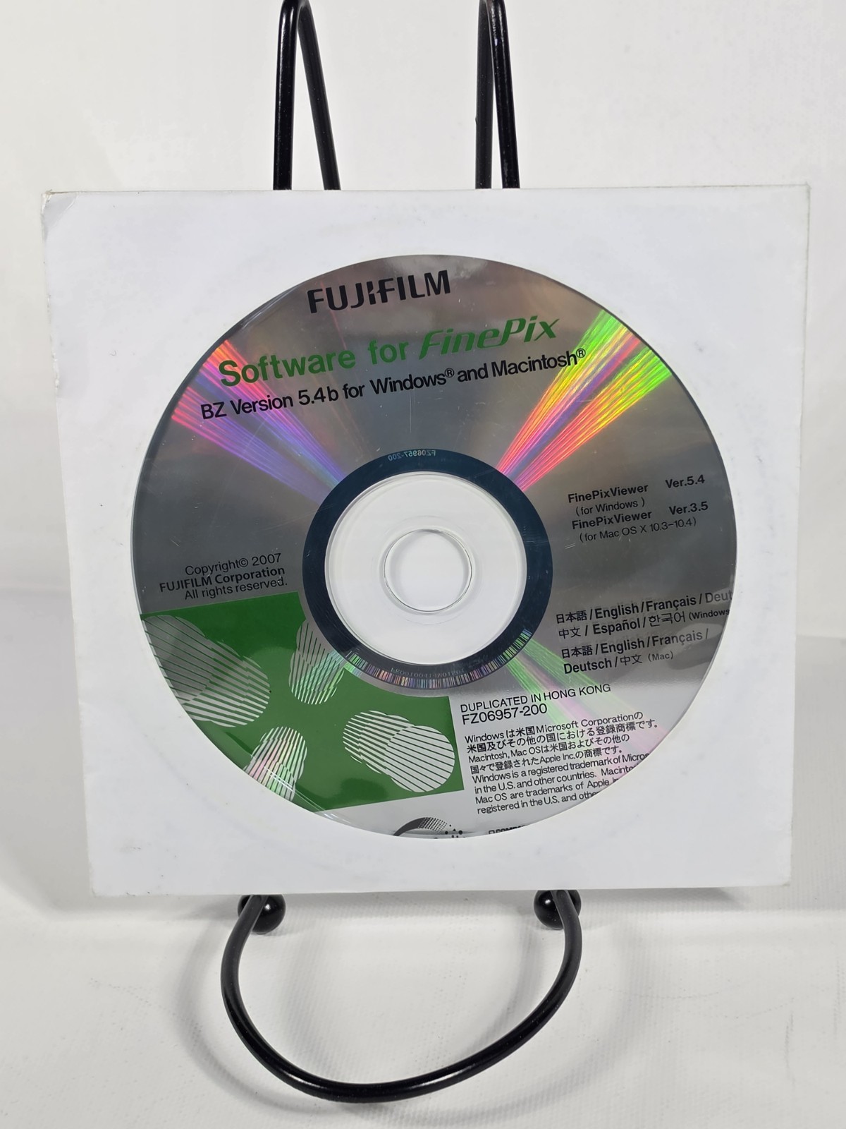 Fujifilm Software For Finepix CD CZ Version 5.4b For Windows And Mac
