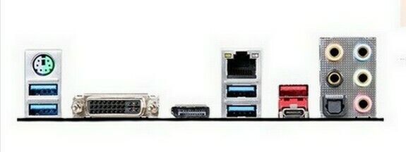 For MSI Z390M-S01 Shield I/O IO Rear Baffle Backplate Motherboard
