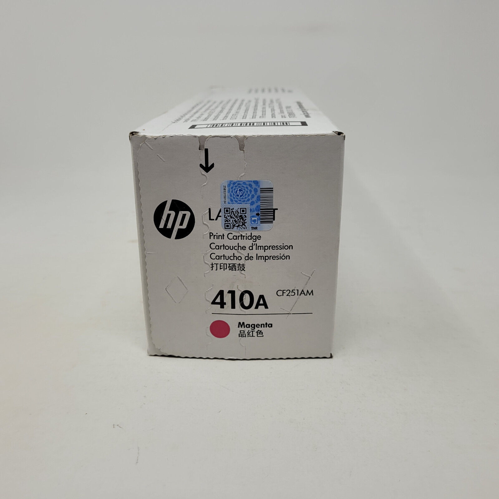 Genuine HP 410A Magenta Toner Cartridge CF251AM - Factory Sealed - Box Damage