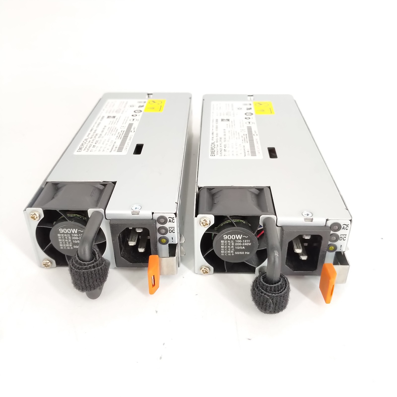 Lot of 2 IBM 94Y8154 94Y8155 900W Server Power Supply Emerson 7001691-J000
