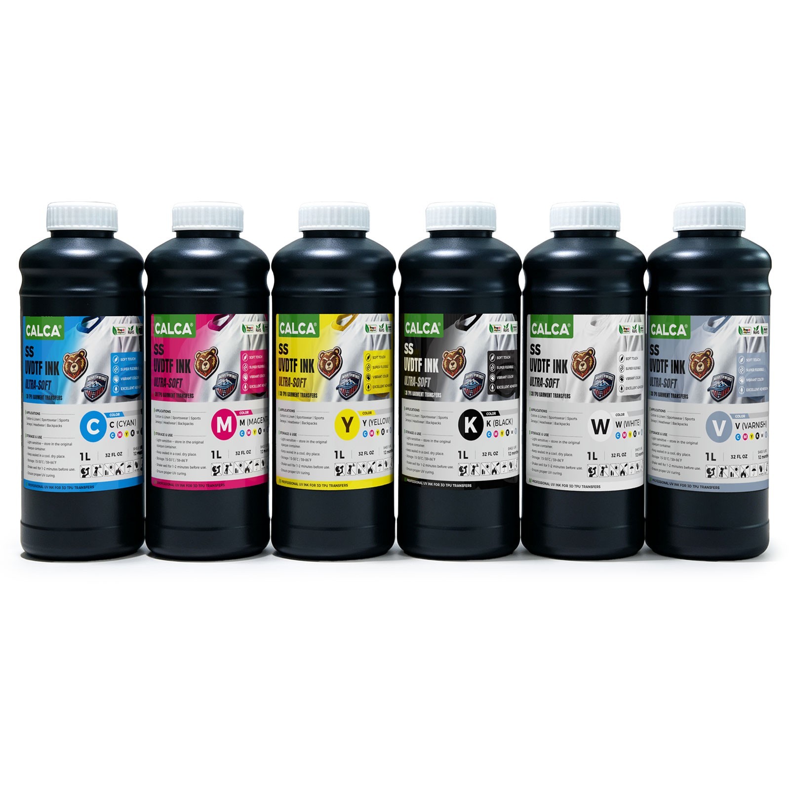 Ultra Soft UV Ink Premium 3D Raised Label Ink for Cotton, Linen & More Fabrics