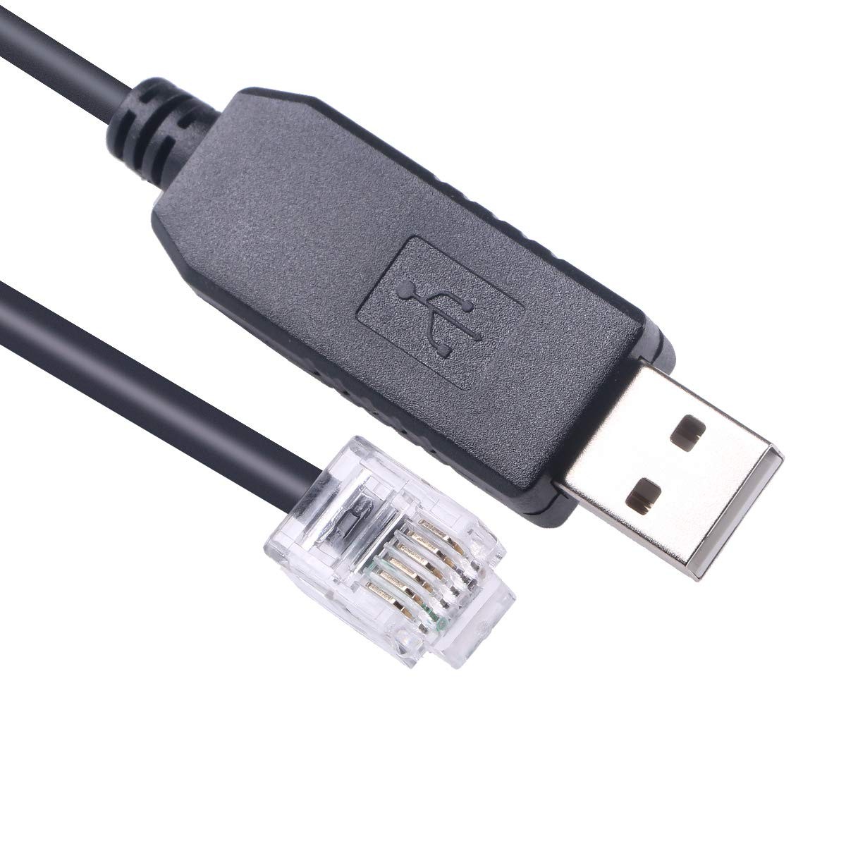 USB to RJ12 6P6C PLC Programming RS232 Serial Cable DirectLOGIC DL05