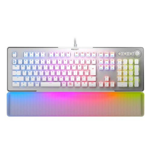 ROCCAT Vulcan II Max JP Gaming Keyboard  Japanese Layout  Wired  White/White