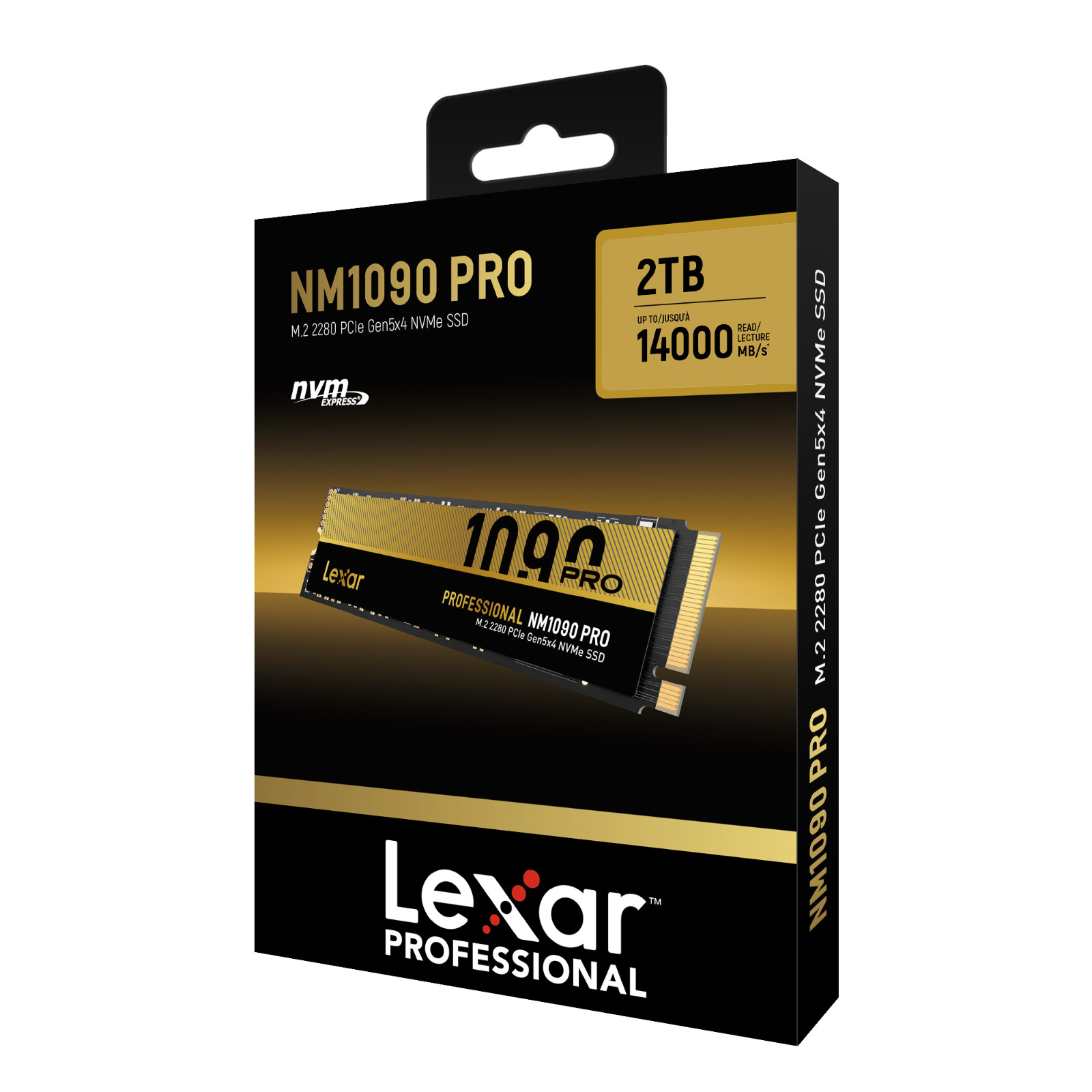 Lexar SSD LNM-1090Pro 2TB M.2 NVMe High Speed PCIe Gen5 LNM109P002T-RNNNG