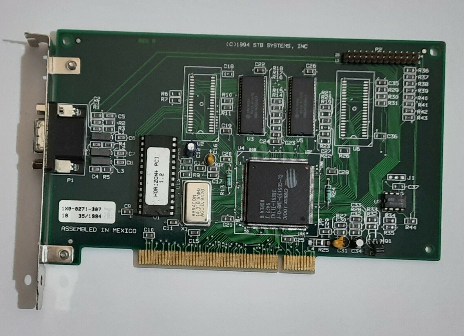 STB Horizon+ PCI Graphics Card (Cirrus Logic CL-GD5430, 1MB, Retro, 1994)