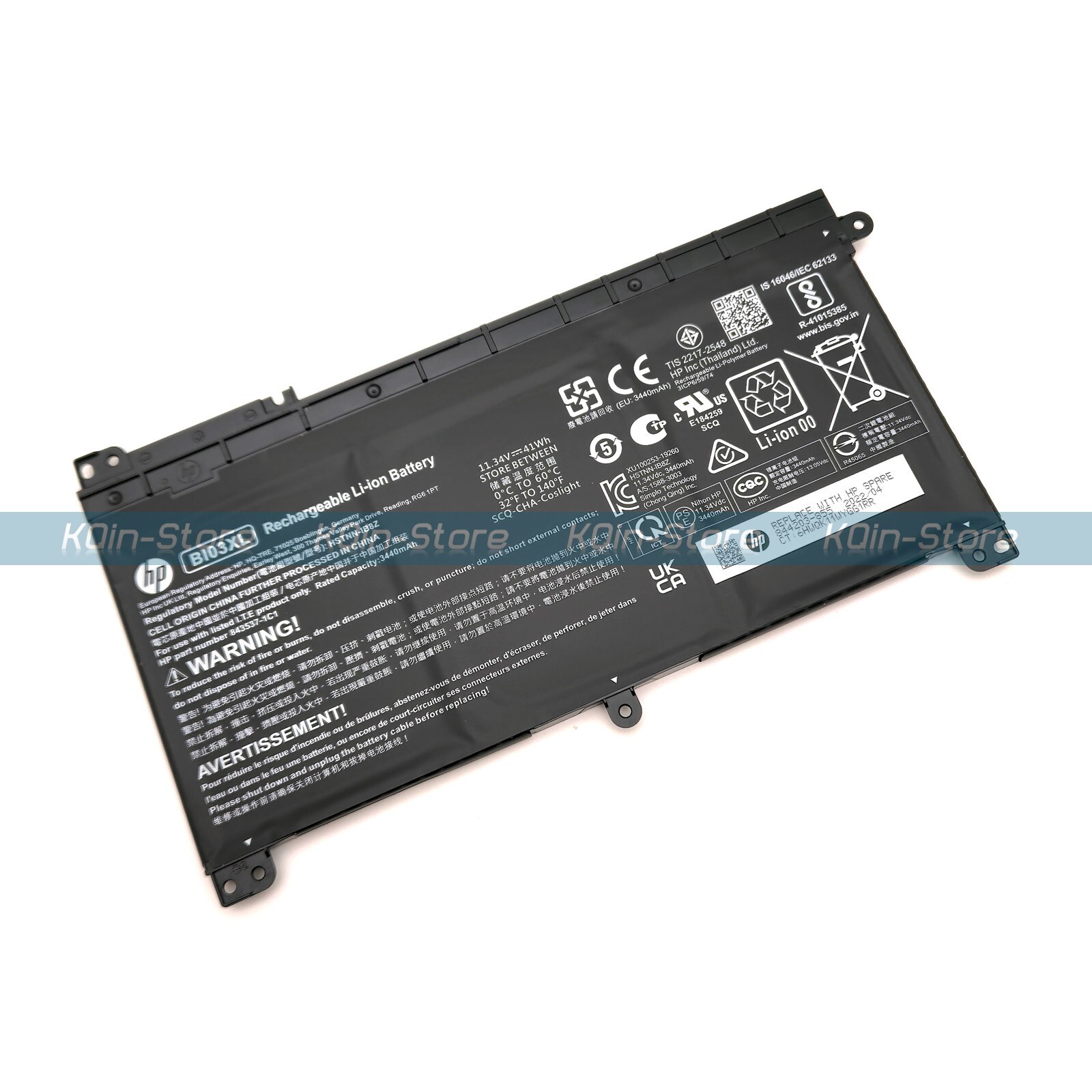 New Genuine BI03XL Battery for HP Pavilion X360 13-U M3-U HSTNN-UB6W 844203-850