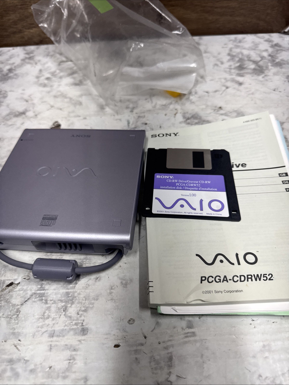 Sony VAIO External CD-ROM Drive PCGA-CD51 PCMCIA