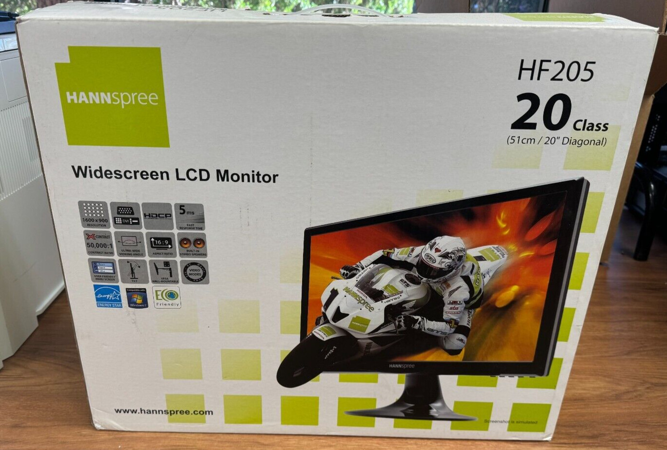 New HANNspree HSG1108 HF205DPB 20" widescreen LCD Monitor