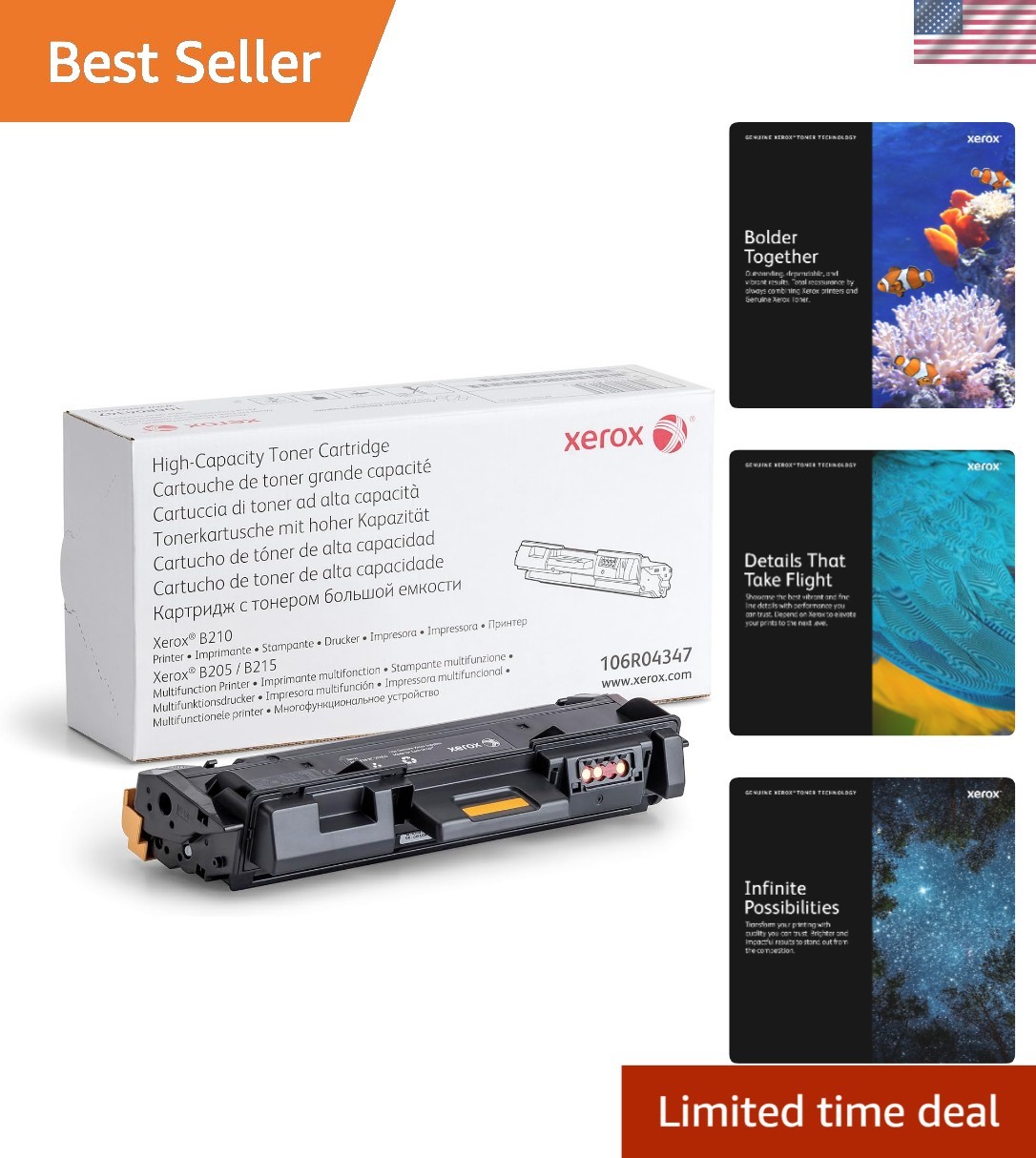 Advanced Xerox High Capacity Toner Cartridge - Perfect Match for B205/B210/B215