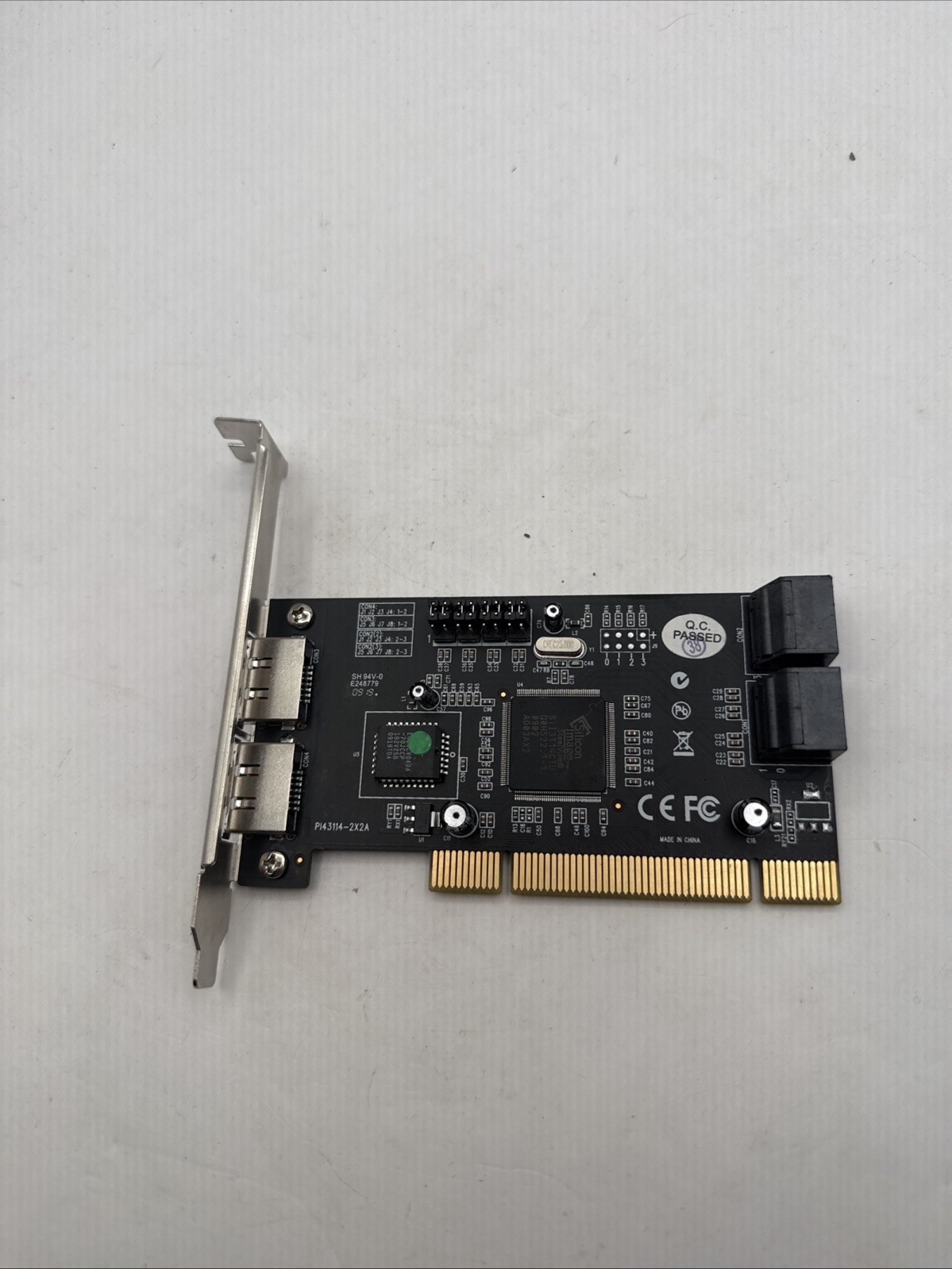 Vantec 4 Channel 6-Port SATA 6Gb/s PCIe RAID Host Card GREAT CONDITION 