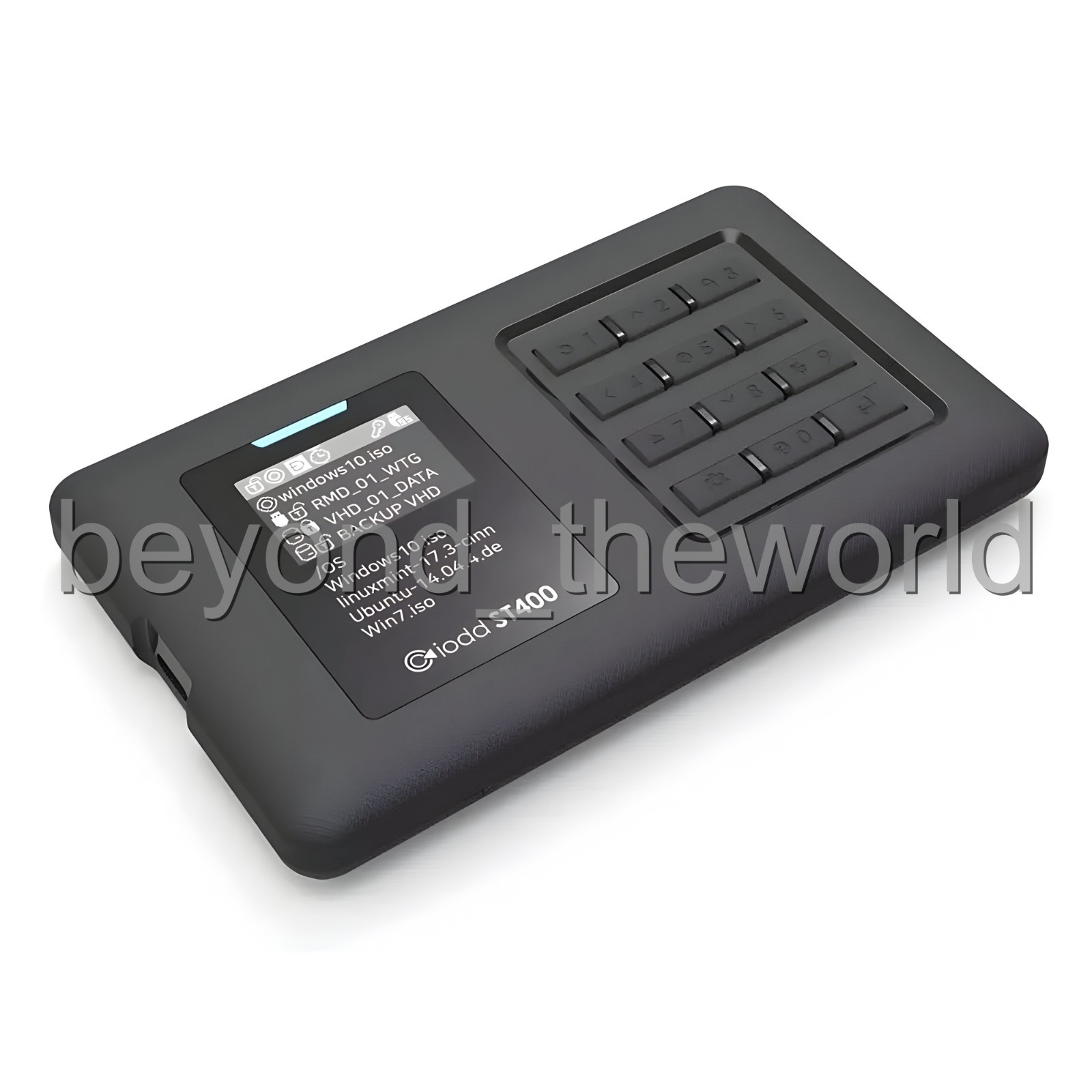 IODD ST400 2.5 inch Enclosure / USB-C/Bootable Virtual ODD / AES256 ⭐Tracking⭐