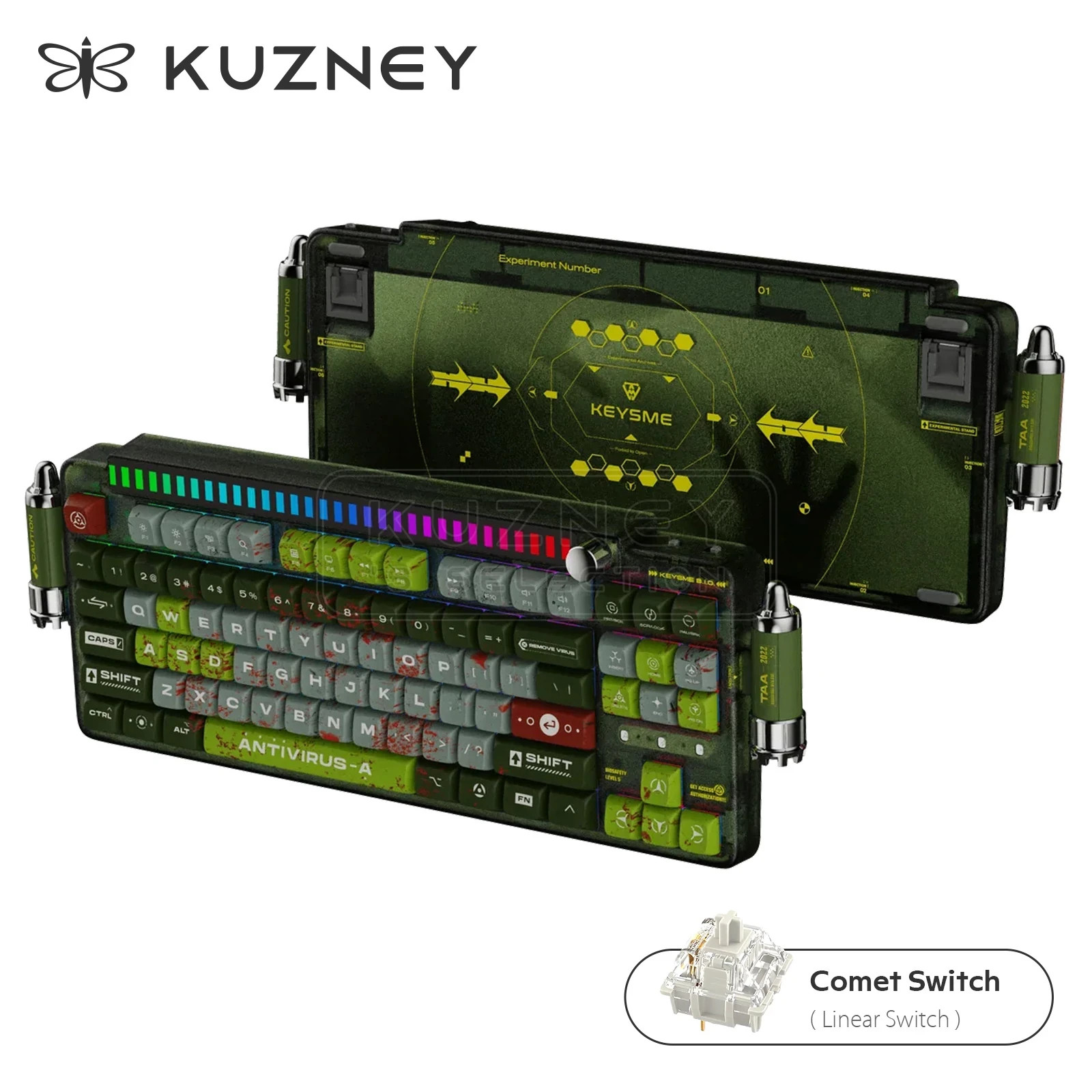 KeysMe Lunar 01 Mechanical Keyboard 3-Mode Bluetooth for Gaming Rocket Accessories