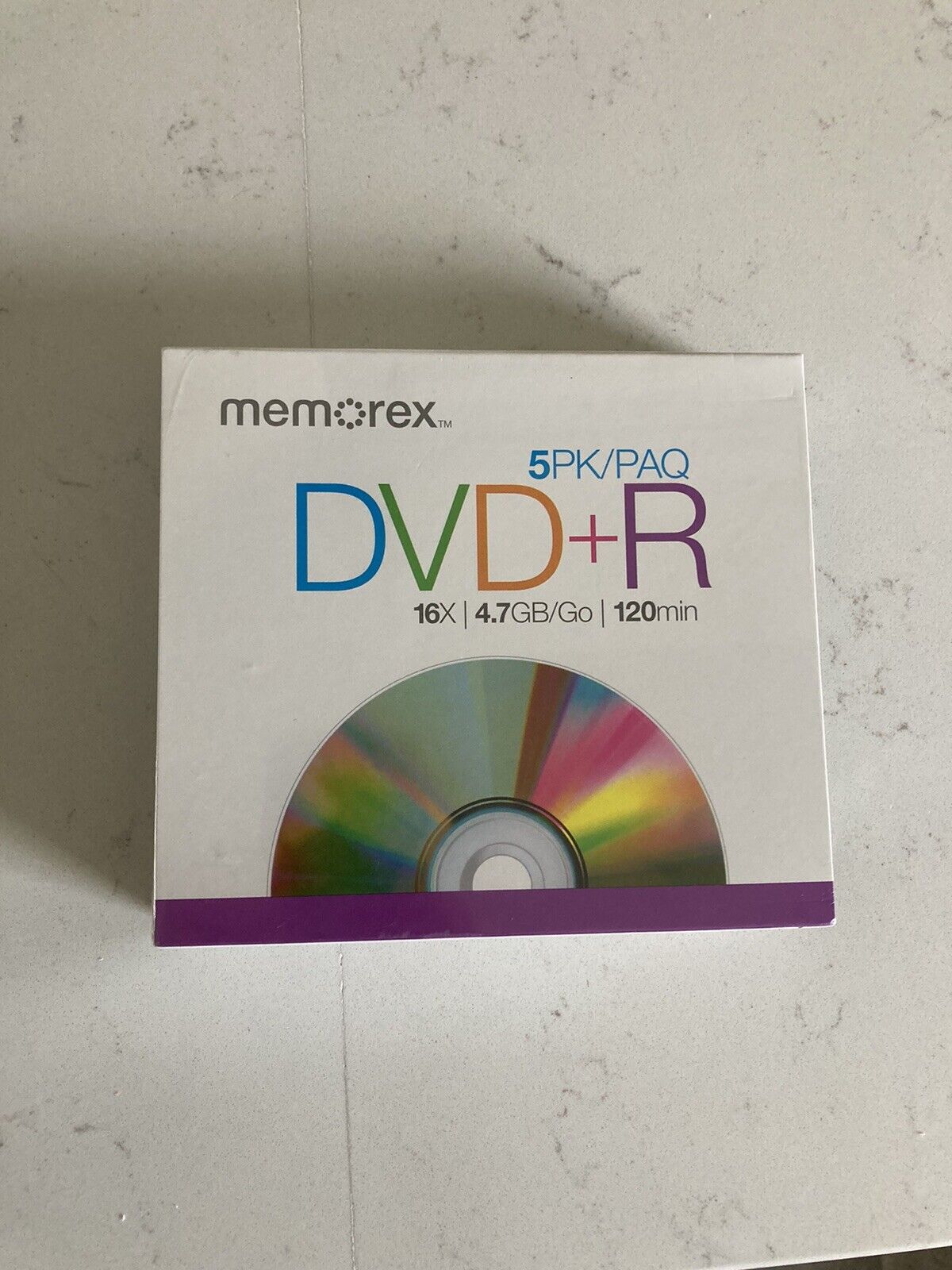 FACTORY SEALED Memorex DVD+R 10 Pack 16X, 4.7GB, 120 min With Jewel Cases