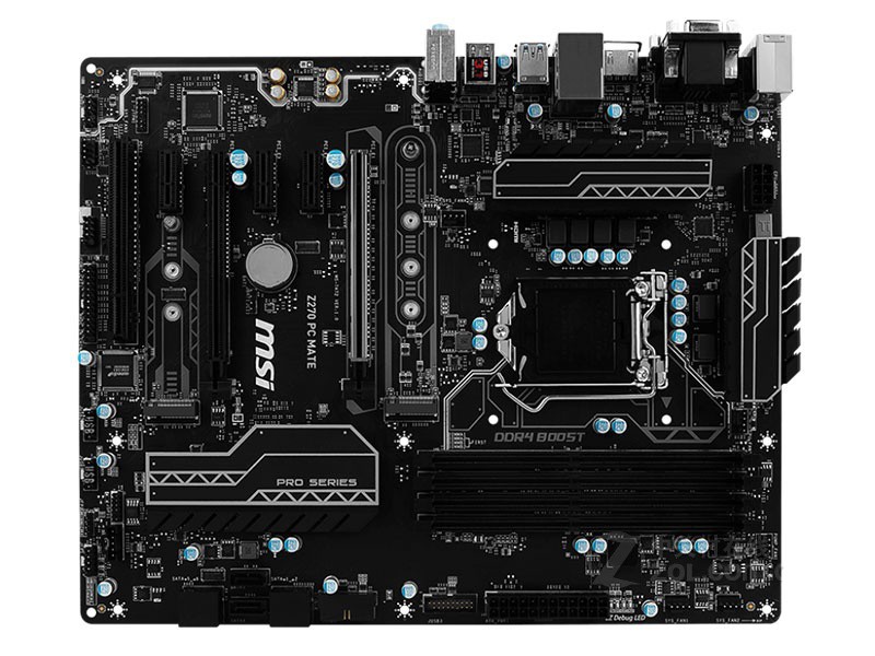 For MSI Z270 PC MATE motheboard LGA1151 4*DDR4 64G VGA+DVI+HDMI ATX Tested ok