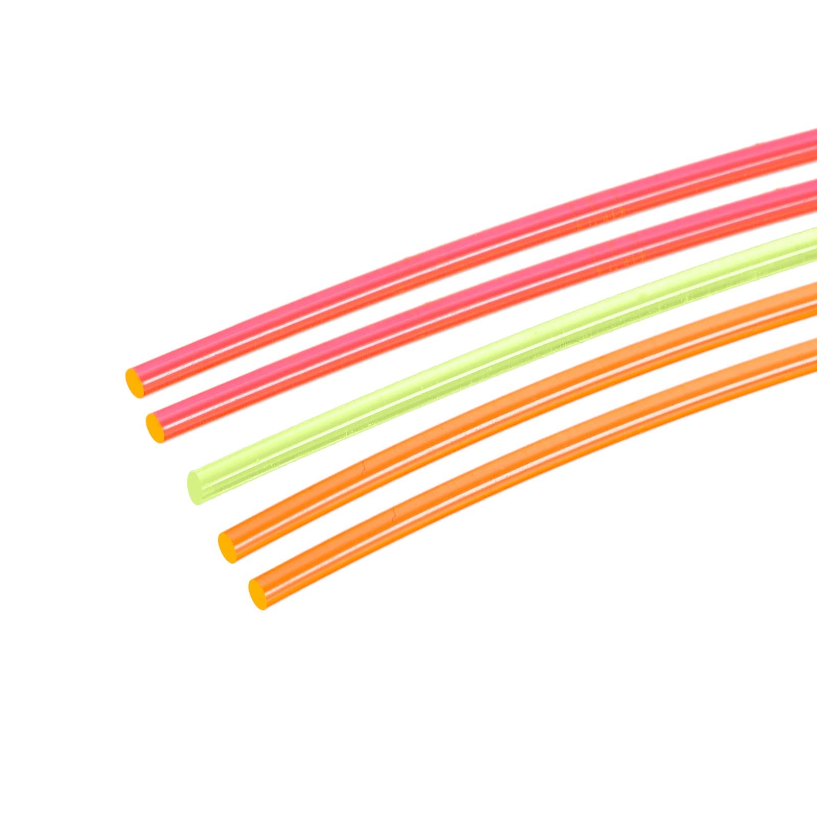 Fiber Optic Rods PMMA 1.5mmx20cm for Sight Filament Red, Green, Orange 1 Set ...