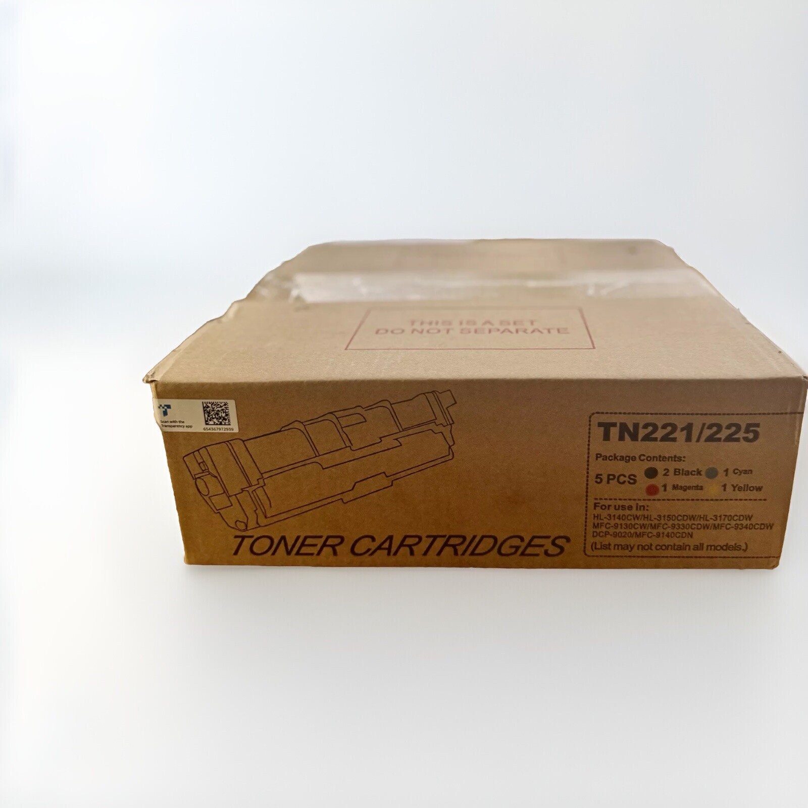EZ-Ink 5 Cartridge Pk TN221/225 (2 Blk,3 Clrs) VALUE PACK