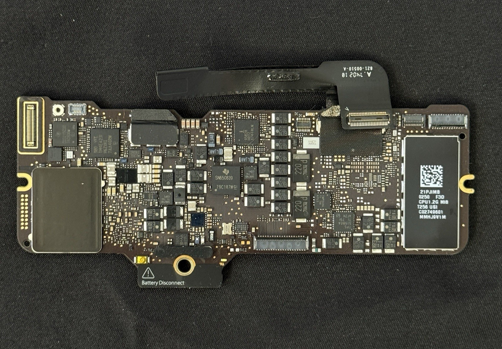 Genuine Apple MacBook 12" 2017 A1534 Motherboard Core m3 8GB 256GB 661-06770 OEM