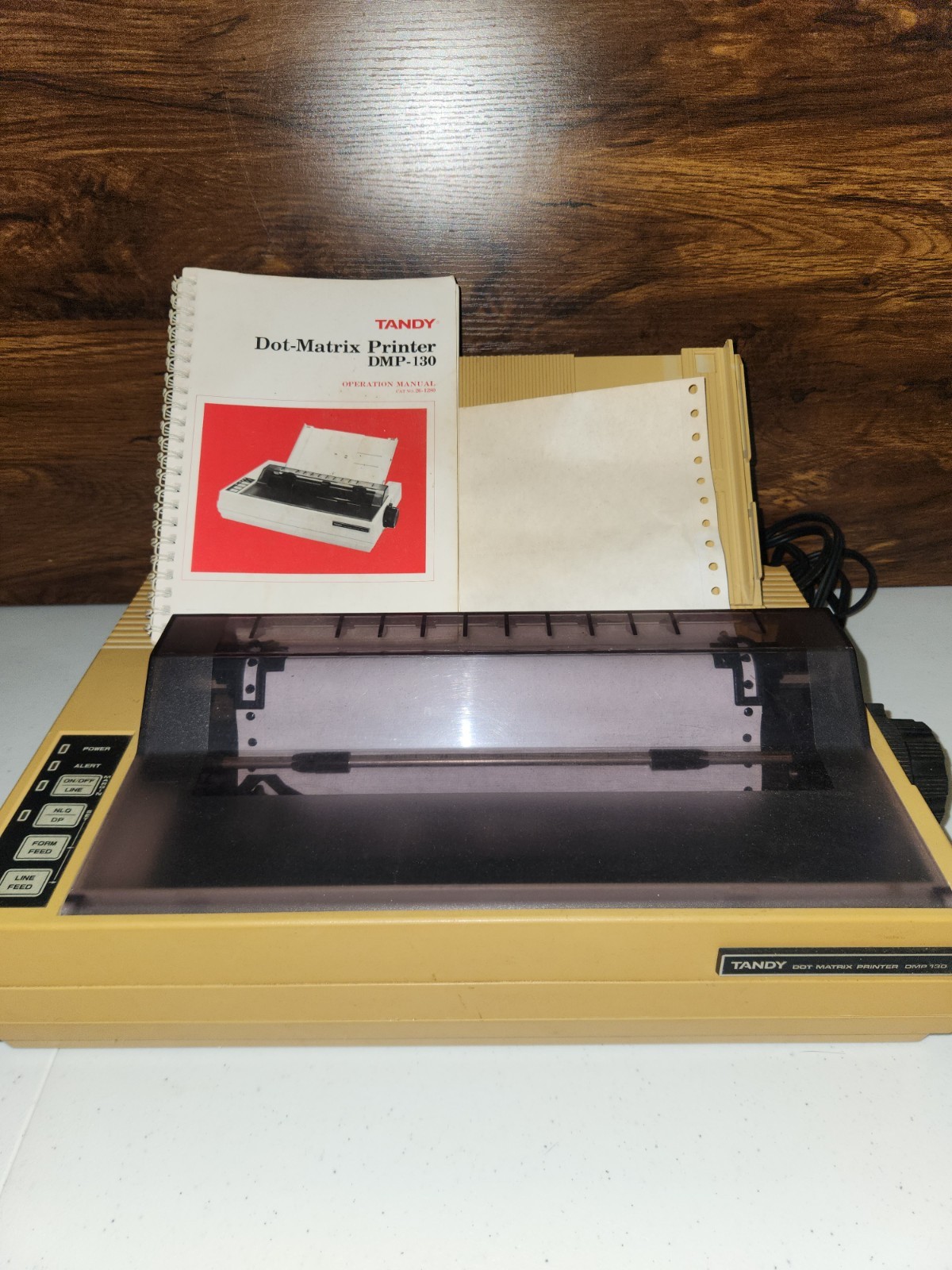 Vintage Tandy DMP 130 Dot Matrix Computer Printer Model 26-1280 