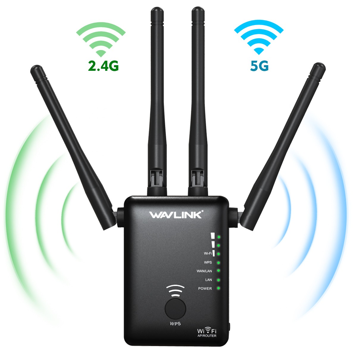 WiFi Range Extender Repeater Wireless Amplifier Router Signal Booster 1200Mbps