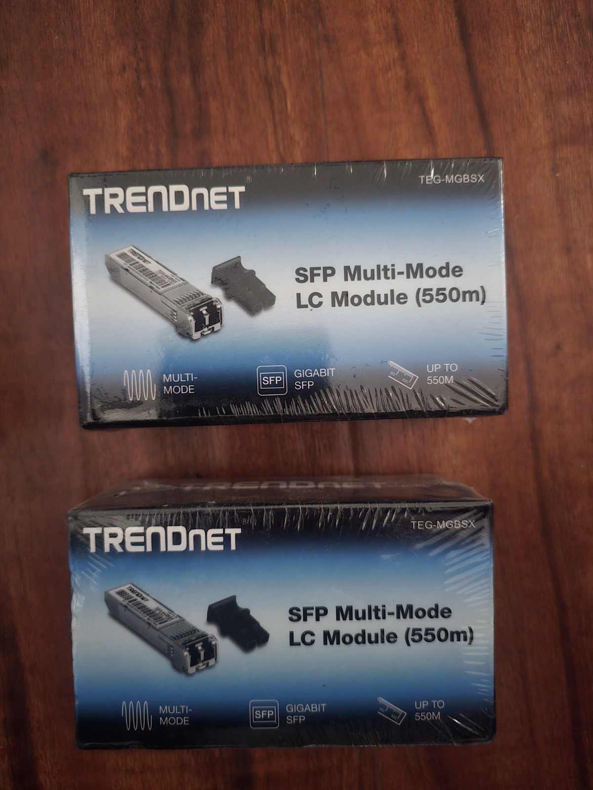 TRENDnet TEG-MGBSX Multi-Mode LC Module (550M) Lot Of 2