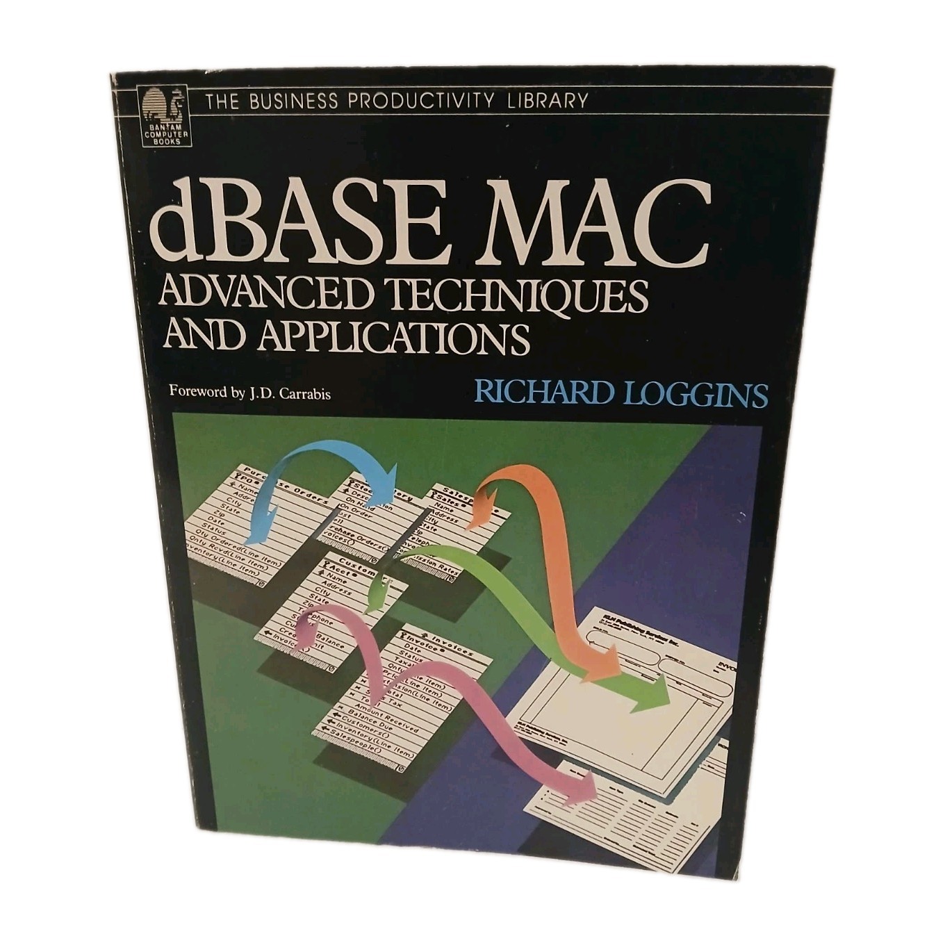 dBASE MAC Advanced Techniques Applications Richard Loggins 1988 Vintage Mac