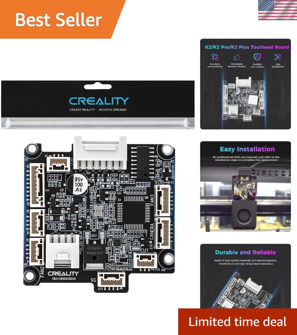 Official K2/K2 Pro/K2 Plus PCB Board, K2 Hotend Adapter Plate K2 Plus PCBA No...