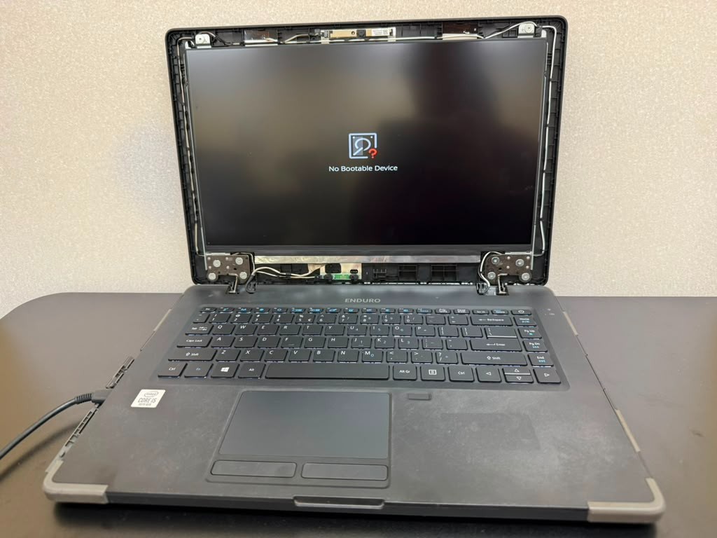 Acer Enduro N3 Rugged 14" i5 10th Gen No RAM-SSD BIOS LOCKED Missing Bezel Parts