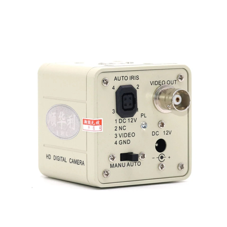 CCD Electron Microscope BNC Interface 60FPS HD 1200 Line Color Industrial Camera