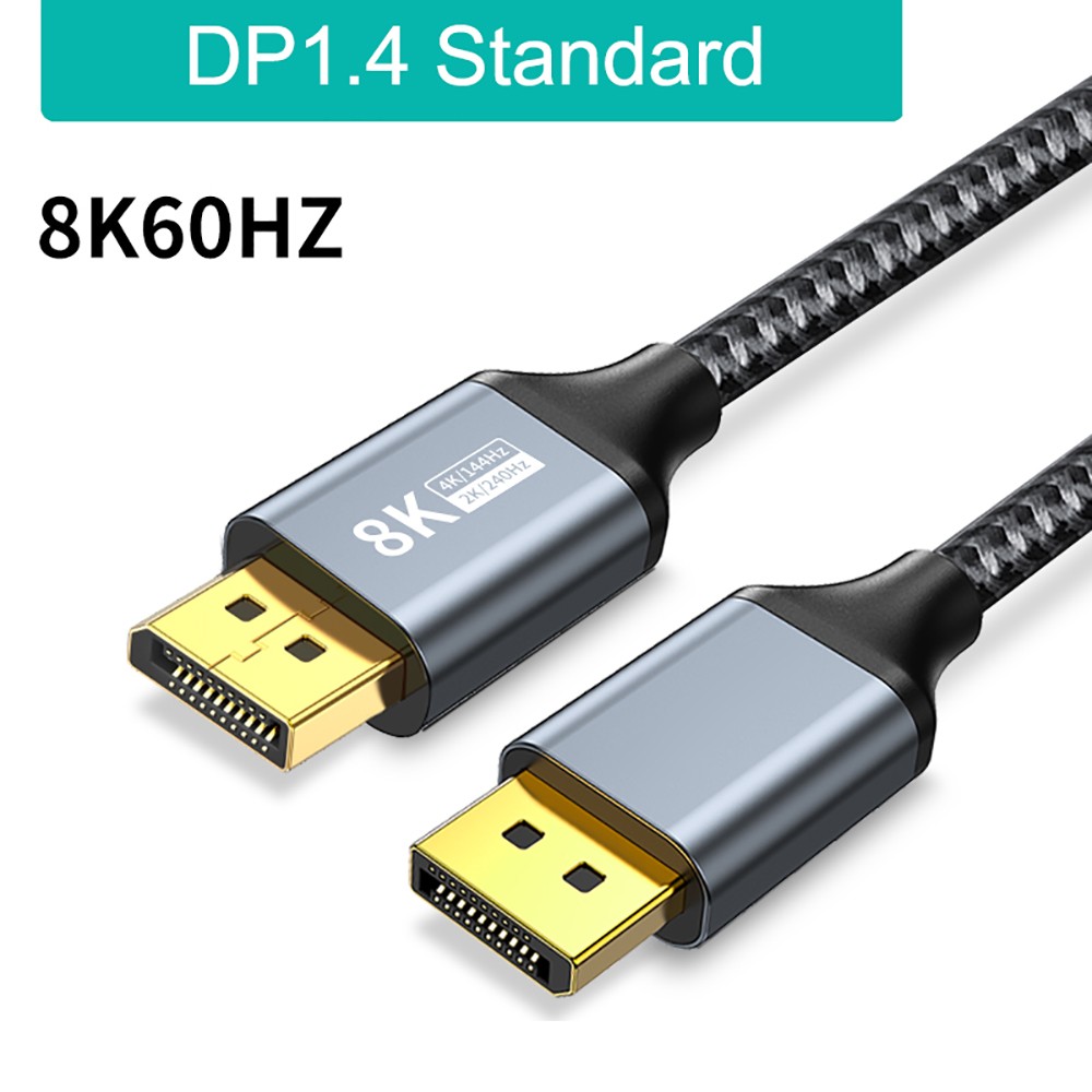 DisplayPort Cable V1.2/1.4/2.1 DP to DP Cord Lead 4K 8K 16K for PC Laptop 1m-5m