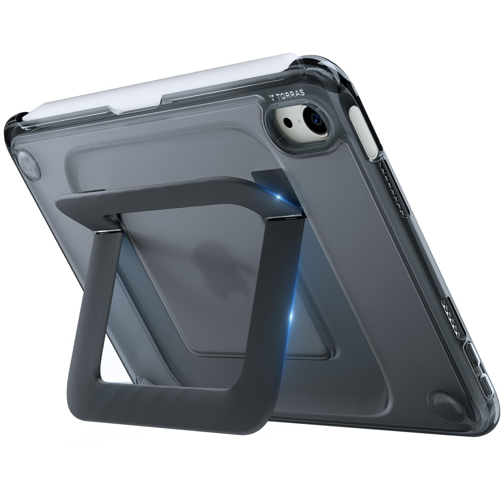 TORRAS Ostand K3 Neo iPad Mini 7 A17 Pro Case Black Pencil Holder 8.3 in