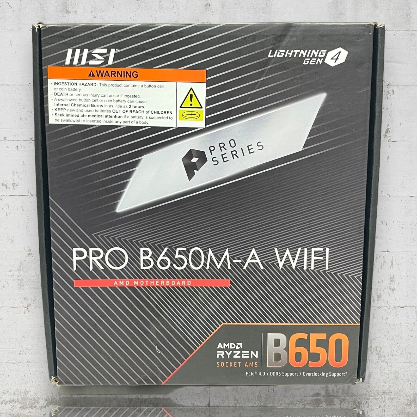 UNTESTED | MSI Pro B650M-A WIFI AMD Socket AM5 Motherboard (PROB650MAWIFI)