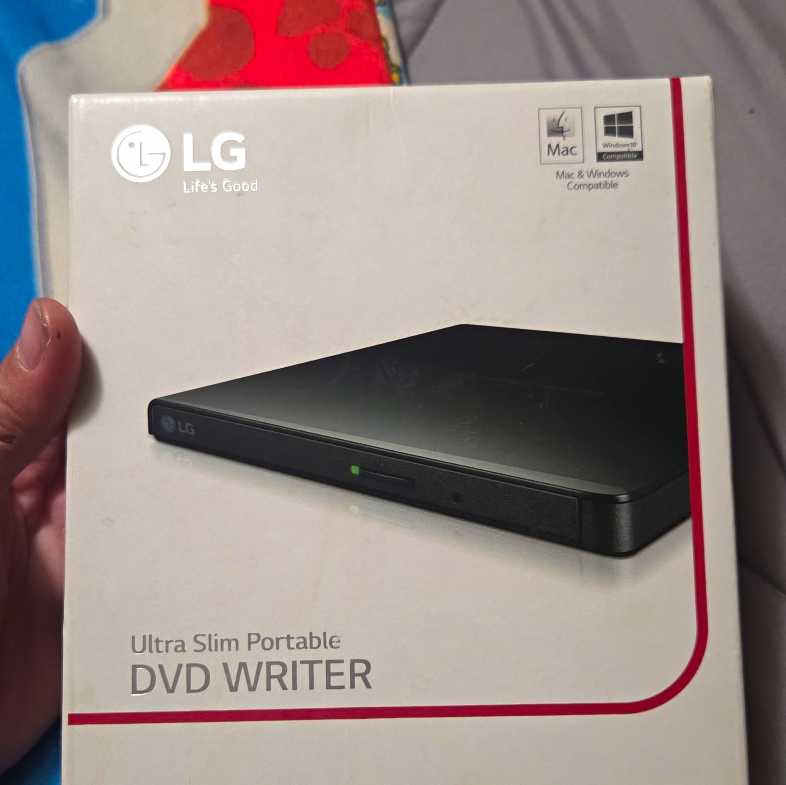 LG GP55EX70 Ultra Slim Portable USB-Powered DVD Writer USB 2.0 Black
