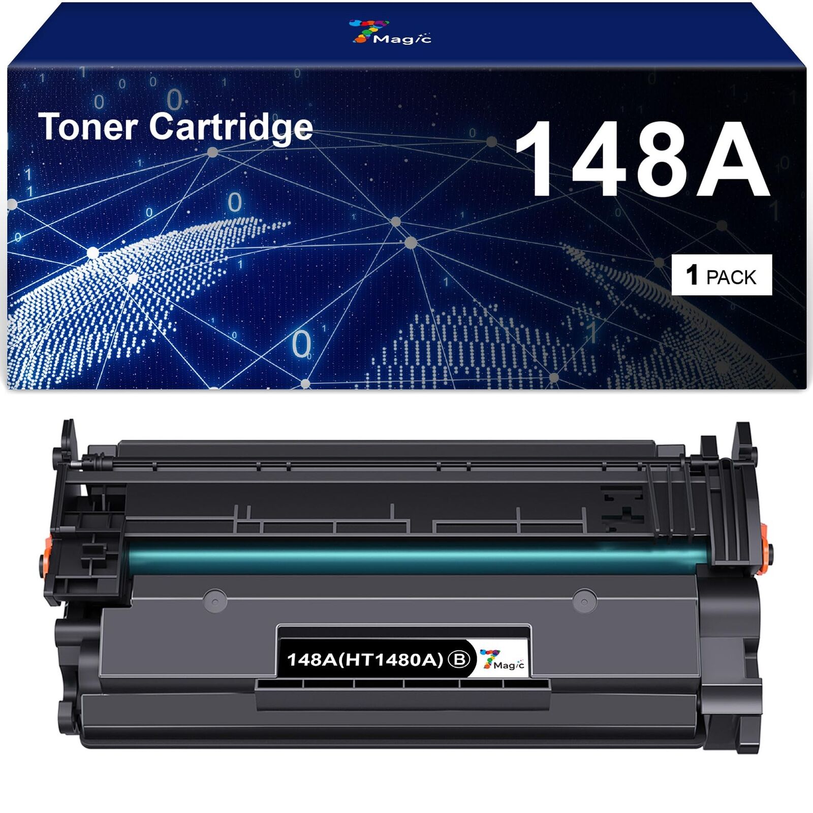 7Magic Compatible Toner Cartridge Replacement for HP 148A 148X W1480A W1480X ...