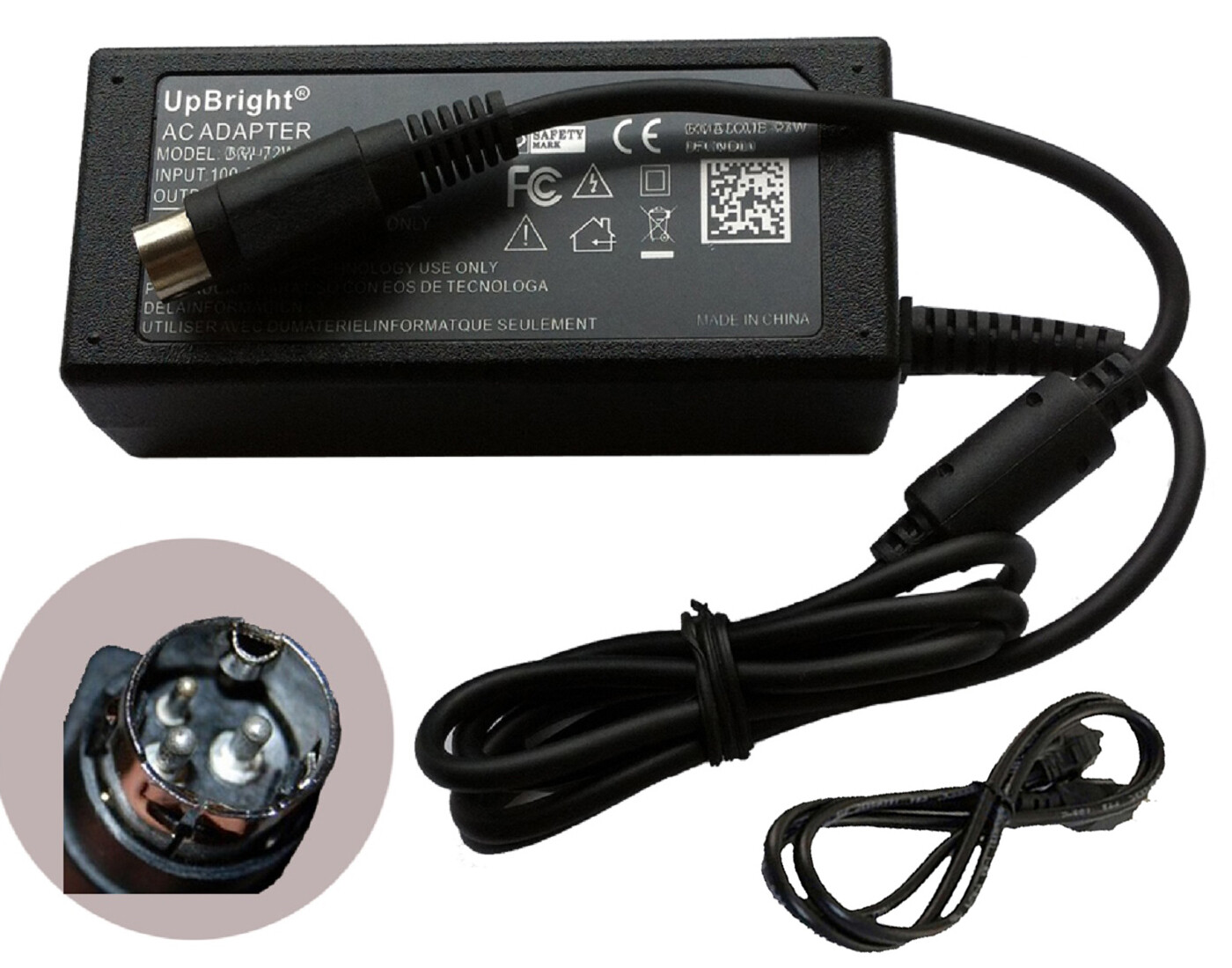 24V 90W 3-PIN DIN AC/DC Adapter For Res Med IPX1 Machine Elite S9 H5i REF 36003