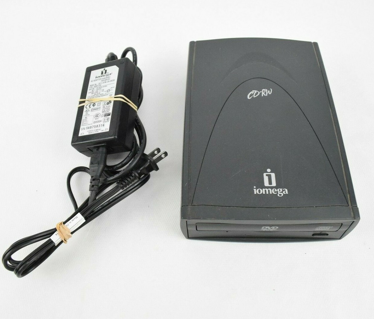 iomega CDDVD523216EC3 CD-RW DVD Rom External DVD ROM Player