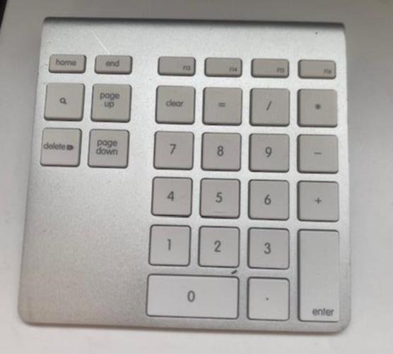 Belkin F8T067 Aluminum YourType Wireless Bluetooth Keypad Number Pad w/Batteries