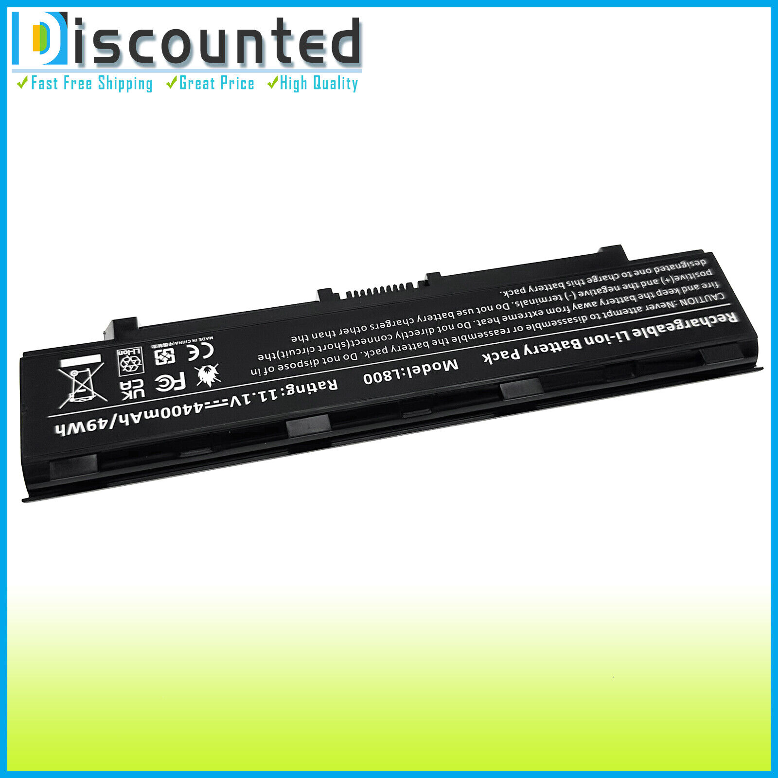 Laptop Battery For Toshiba Satellite C55-A5245 C55-A5300 C55t-A5222 C55Dt-A5241