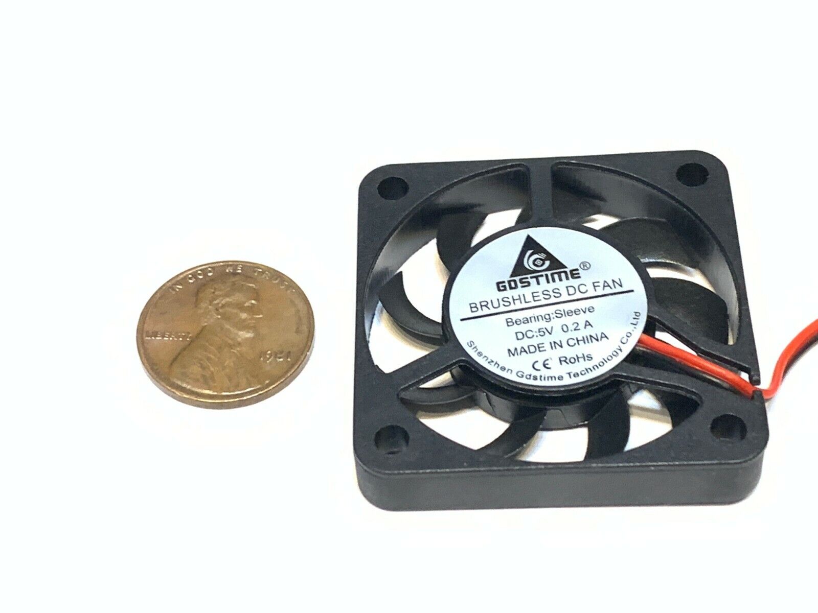1 Piece Fan 5v 4007 4cm mini slim small quiet 7mm gdstime 2pin case heatsink