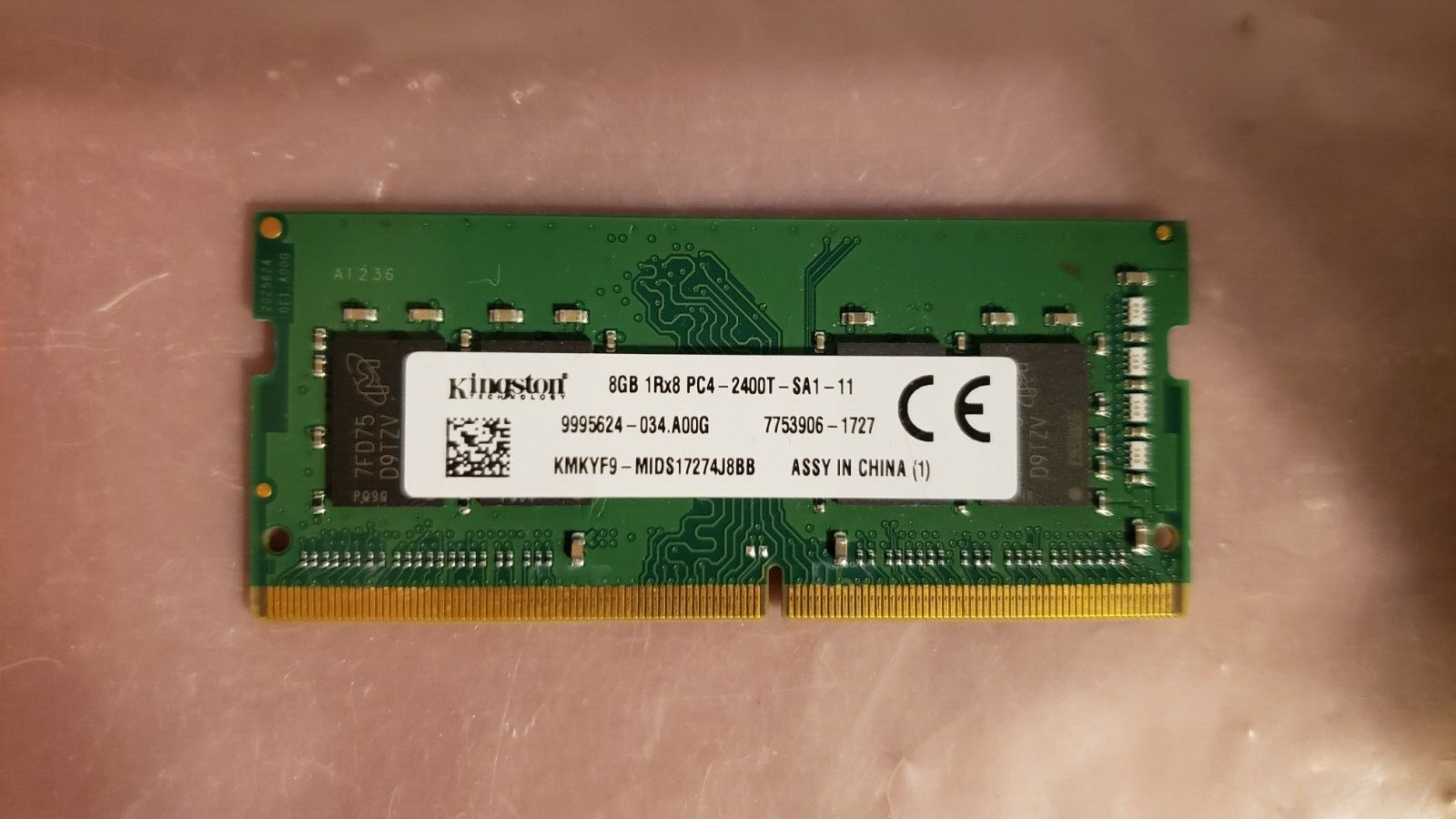 Kingston 8GB PC4-2400T PC4-19200 DDR4 2400MHz Laptop RAM Memory KMK