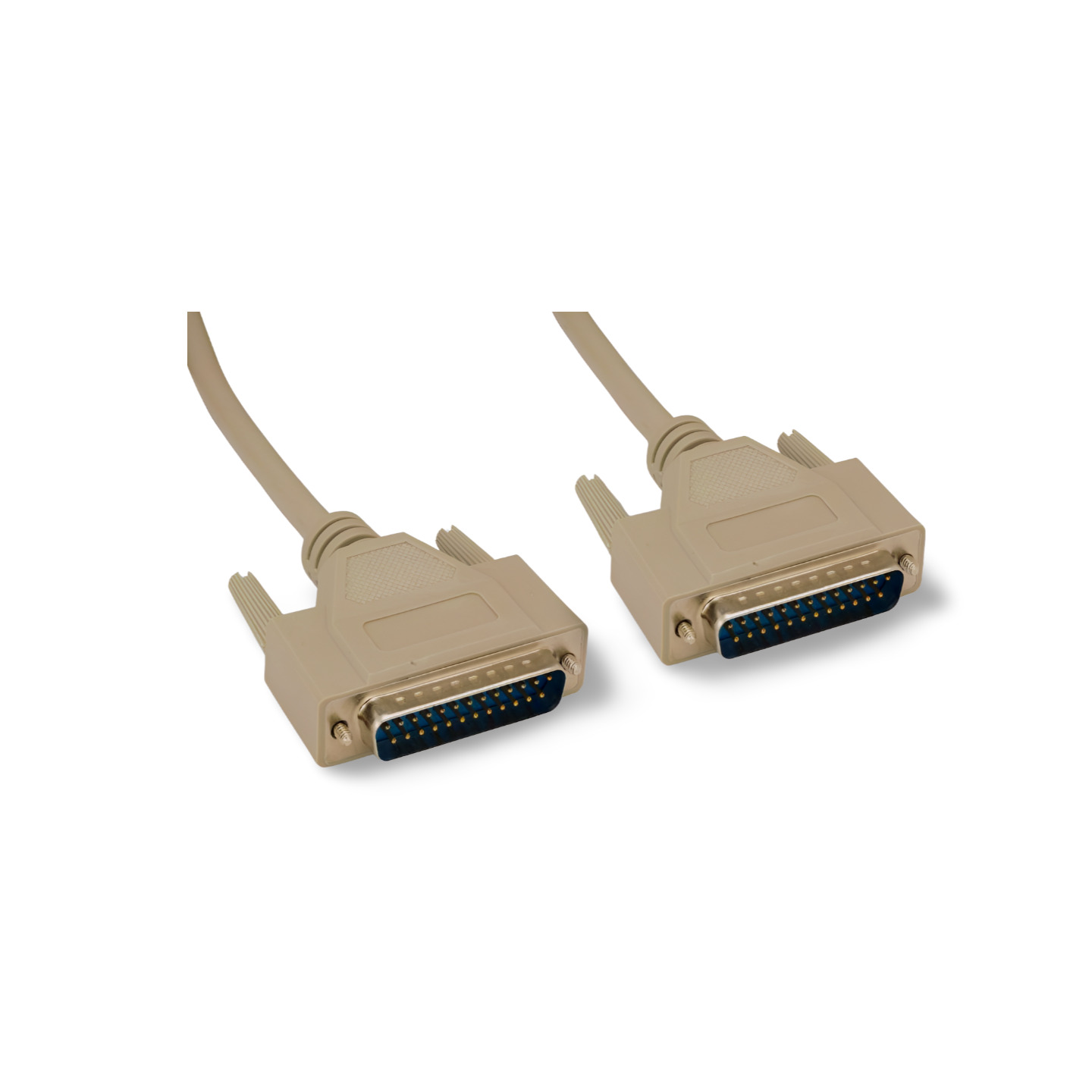 3ft DB25 Male to DB25 Male Cable - Beige