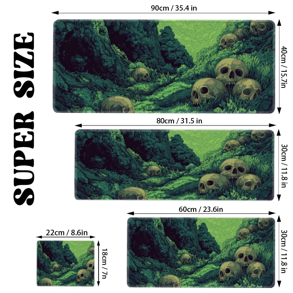 Ying Mouse Pad Desk Mat Computer Mat 2D Flat XXL XL L M Super Big Large Gaming