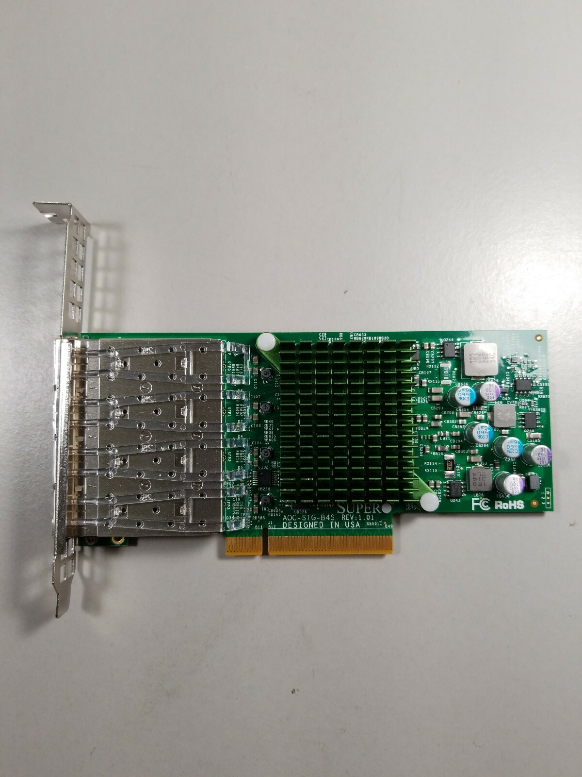 SuperMicro 4-Port RoHS E157872 94V-0 Server Network Card