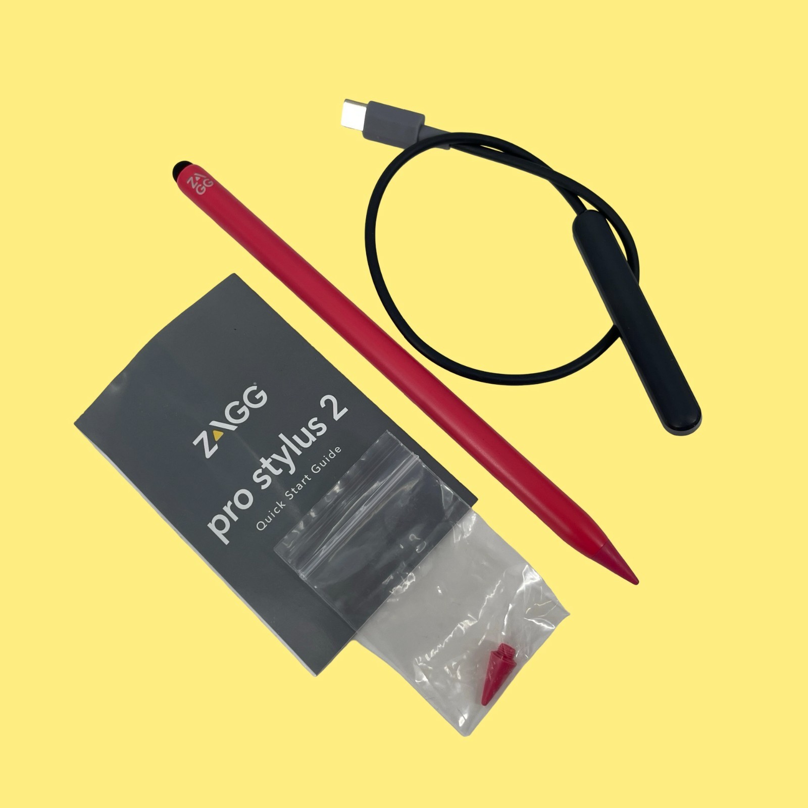 ZAGG Pro Stylus 2 Active Capacitive Tips Bluetooth for iPad - Pink #5855 z65b192