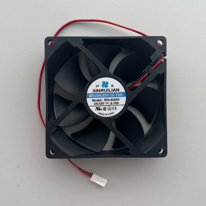 XINRUILIAN RDL9025S 9025 90x90x25mm DC12V 0.16A 2-Pin  Axial Cooling Fan